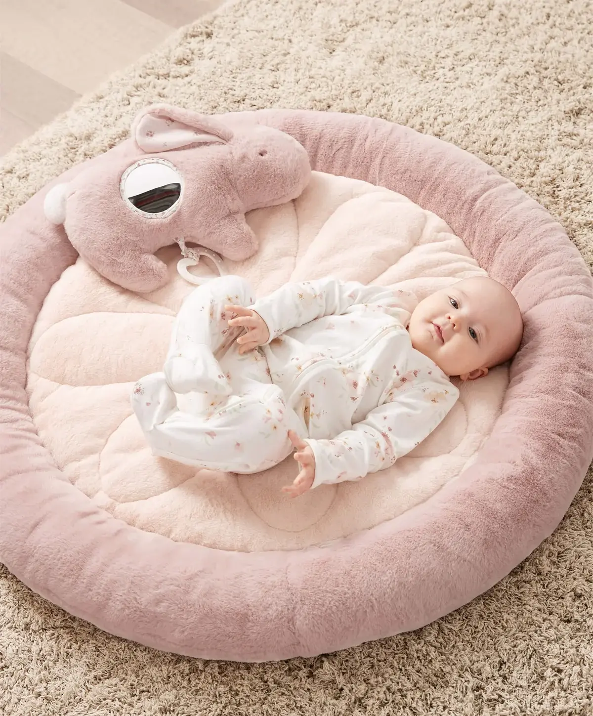 Mamas & Papas Mamas & Papas Playmat & Gym - Welcome to the World (Pink)