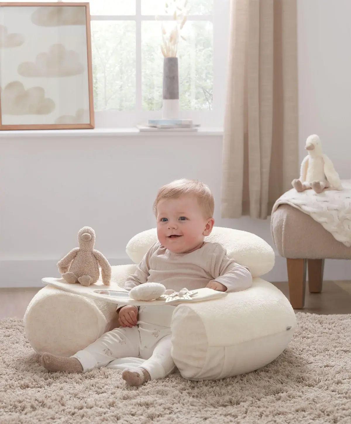 Mamas and Papas Mamas & Papas Sit & Play Baby Floor Seat - Welcome to the World (Duckling)