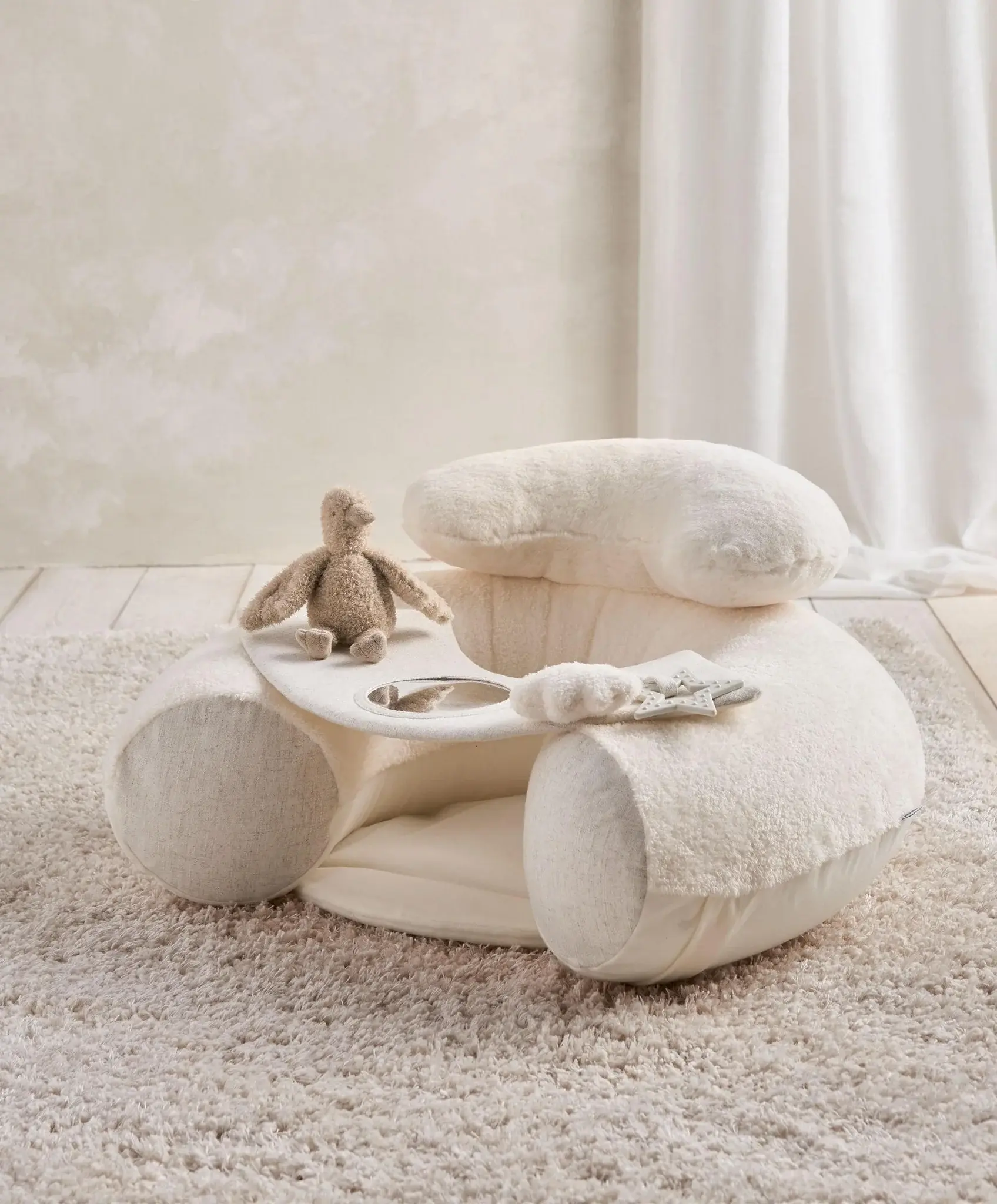Mamas and Papas Mamas & Papas Sit & Play Baby Floor Seat - Welcome to the World (Duckling)