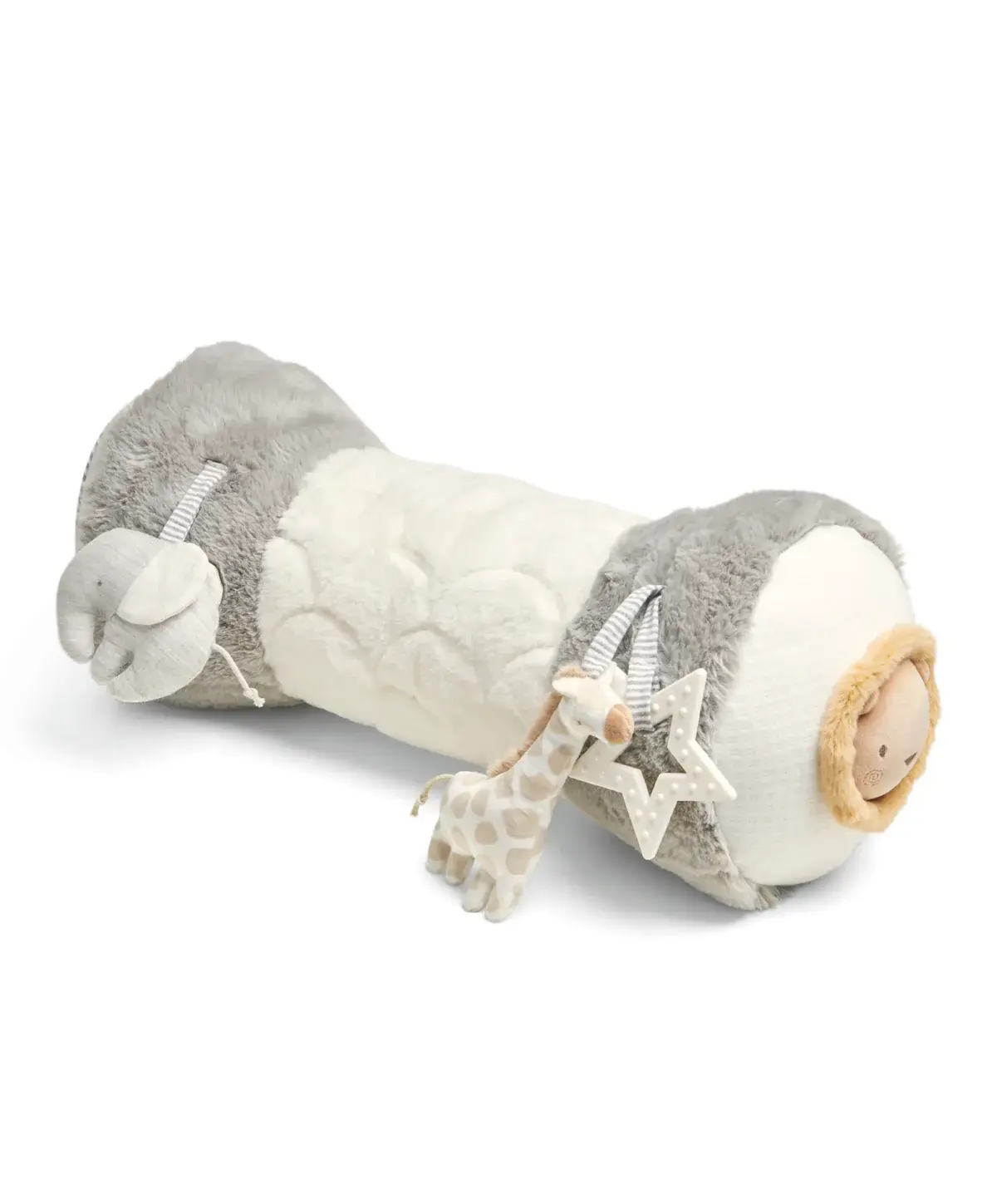 Mamas and Papas Mamas & Papas Tummy Time Roll - Welcome to the World (Grey)