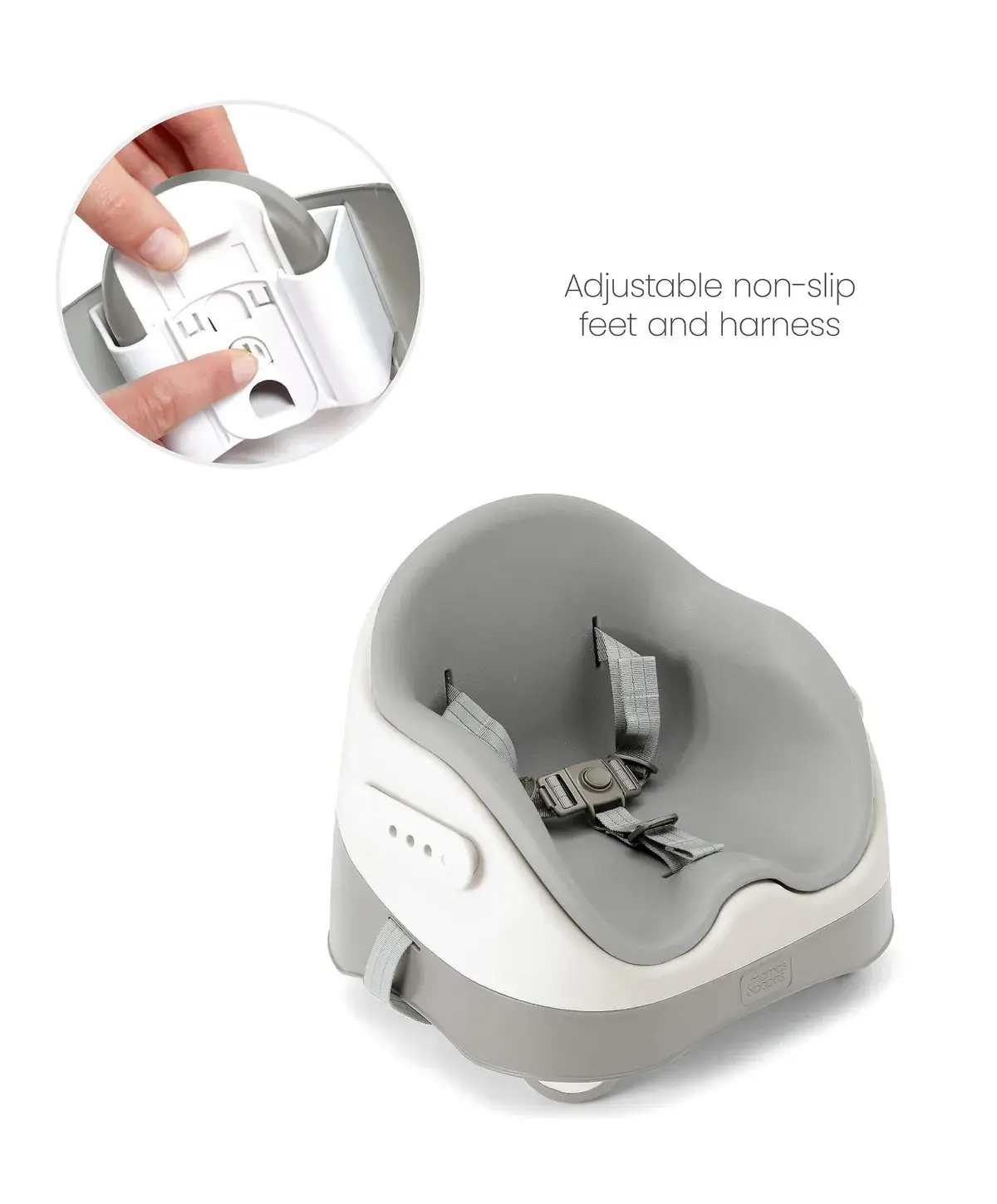 Mamas and Papas Mamas & Papas Baby Bud Booster Seat - Pebble Grey