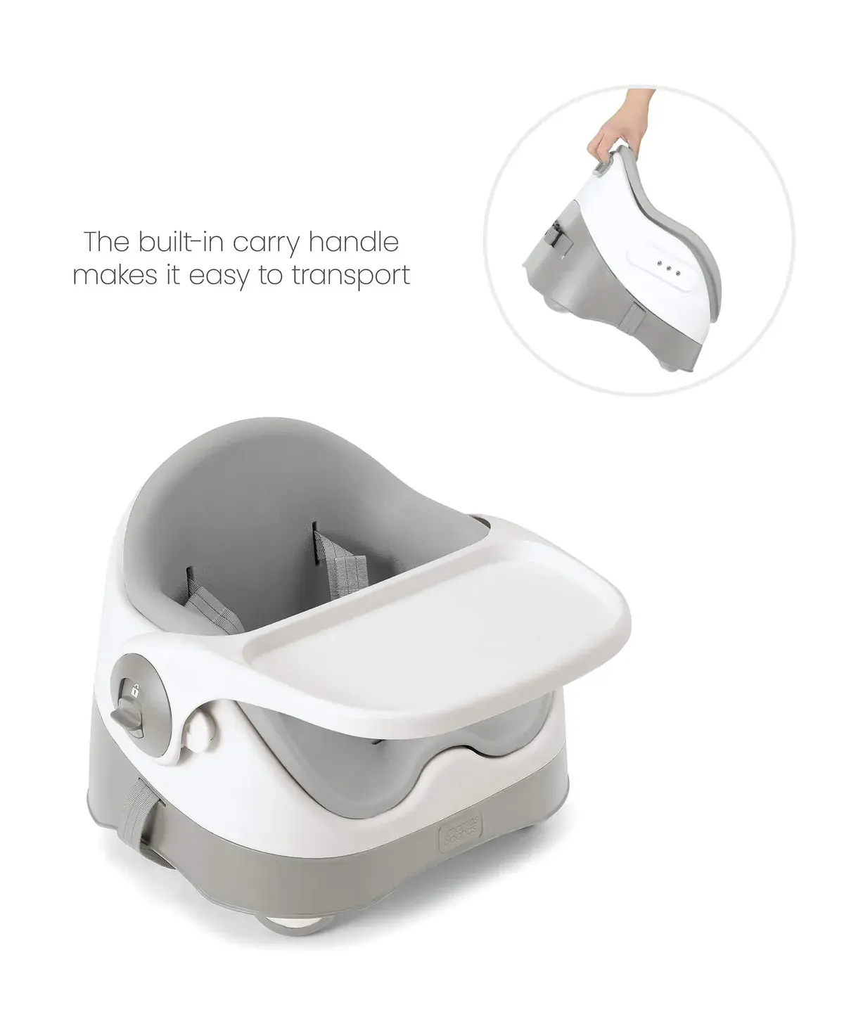 Mamas and Papas Mamas & Papas Baby Bud Booster Seat - Pebble Grey