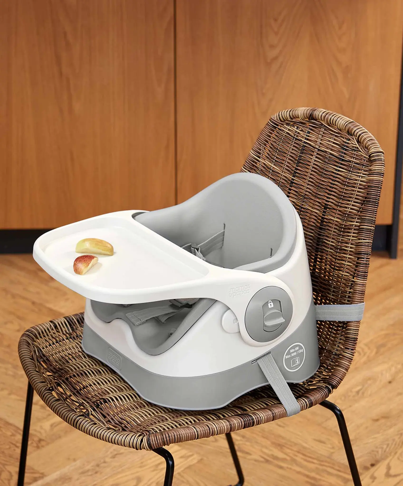 Mamas and Papas Mamas & Papas Baby Bud Booster Seat - Pebble Grey