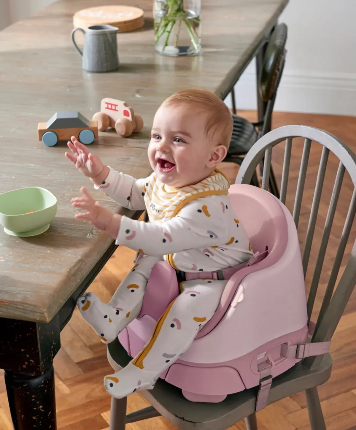 Mamas and Papas Mamas & Papas Bug 3-in-1 Floor & Booster Seat with Activity Tray