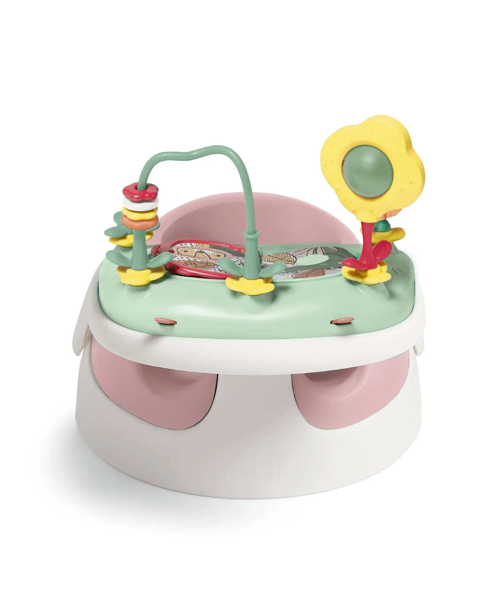 Mamas & Papas Mamas & Papas Snug Floor Seat with Activity Tray - Blossom