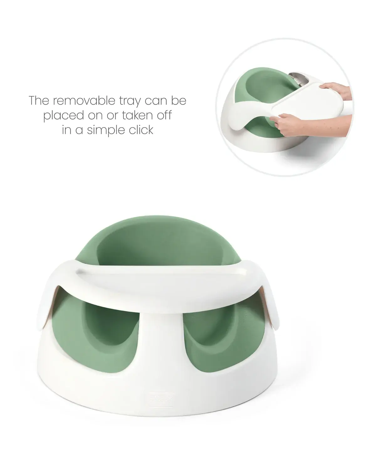 Mamas and Papas Mamas & Papas Snug Floor Seat with Activity Tray - Eucalyptus