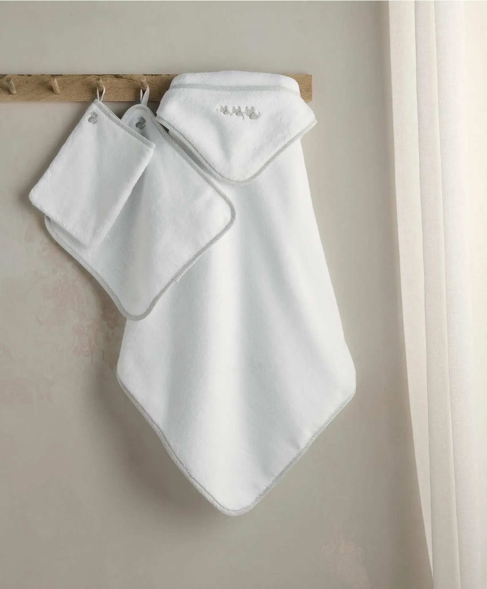 Mamas and Papas Mamas & Papas Towling Set 3pc  - Elephant