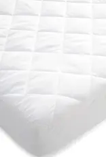 Mamas and Papas Mamas & Papas Cot Bed Cotton Quilted Mattress Protector (140cm x 70cm) - White