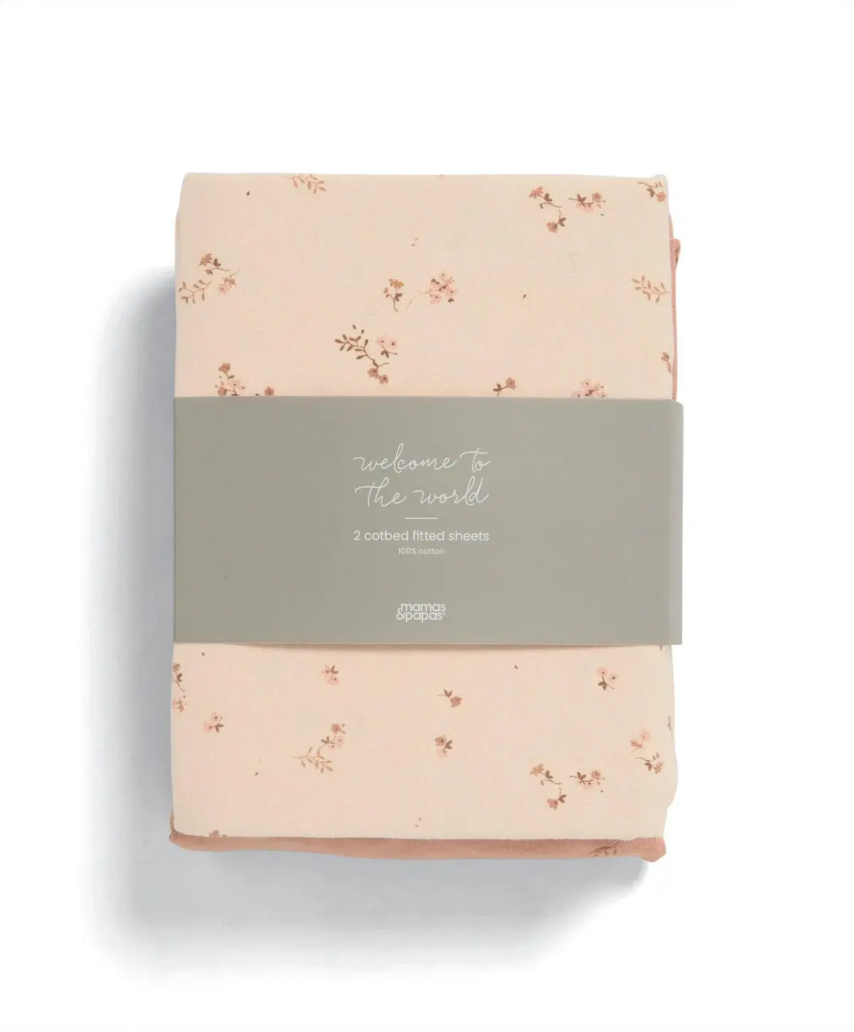 Mamas and Papas Mamas & Papas Cot Fitted Sheet Set 2 pk - Wildflower