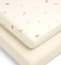 Mamas & Papas Mamas & Papas Cot Fitted Sheet Set  2pk - Born to be Wild