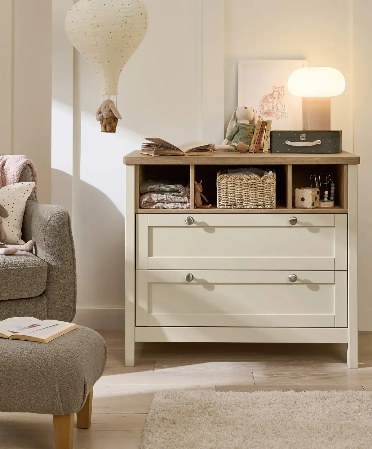 Mamas and Papas Mamas & Papas Harwell Dresser/Changetable - Cashmere
