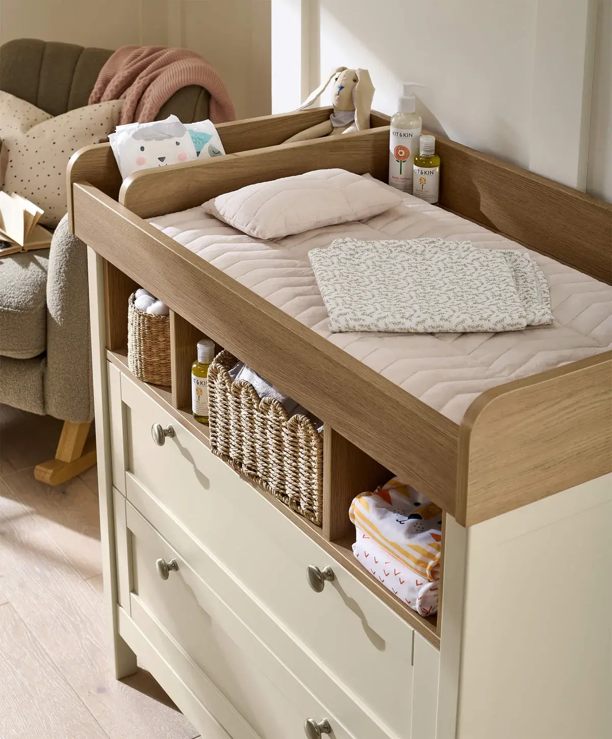 Mamas and Papas Mamas & Papas Harwell Dresser/Changetable - Cashmere
