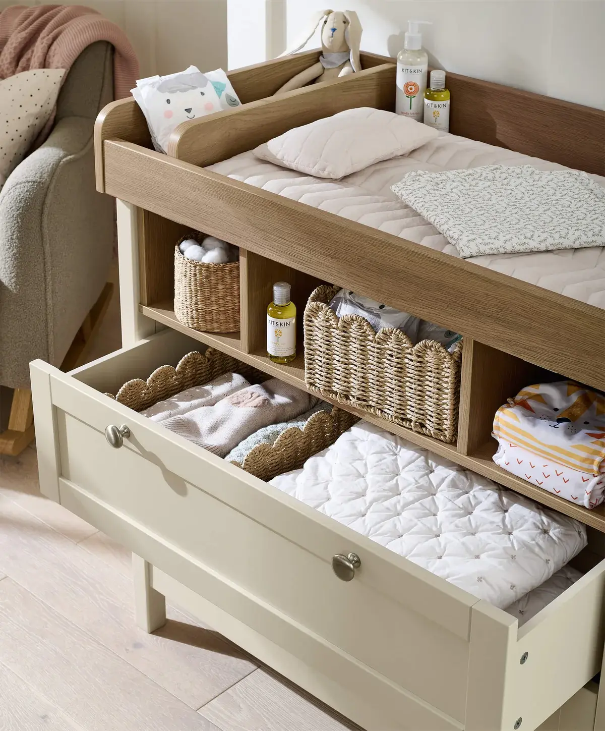Mamas and Papas Mamas & Papas Harwell Dresser/Changetable - Cashmere