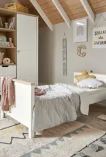 Mamas and Papas Mamas & Papas Harwell Bundle 4pc Set - Cot, Mattress, quilted mattress protector, fitted sheet - White/Natural
