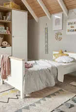 Mamas and Papas Mamas & Papas Harwell Bundle 4pc Set - Cot, Mattress, quilted mattress protector, fitted sheet - White/Natural