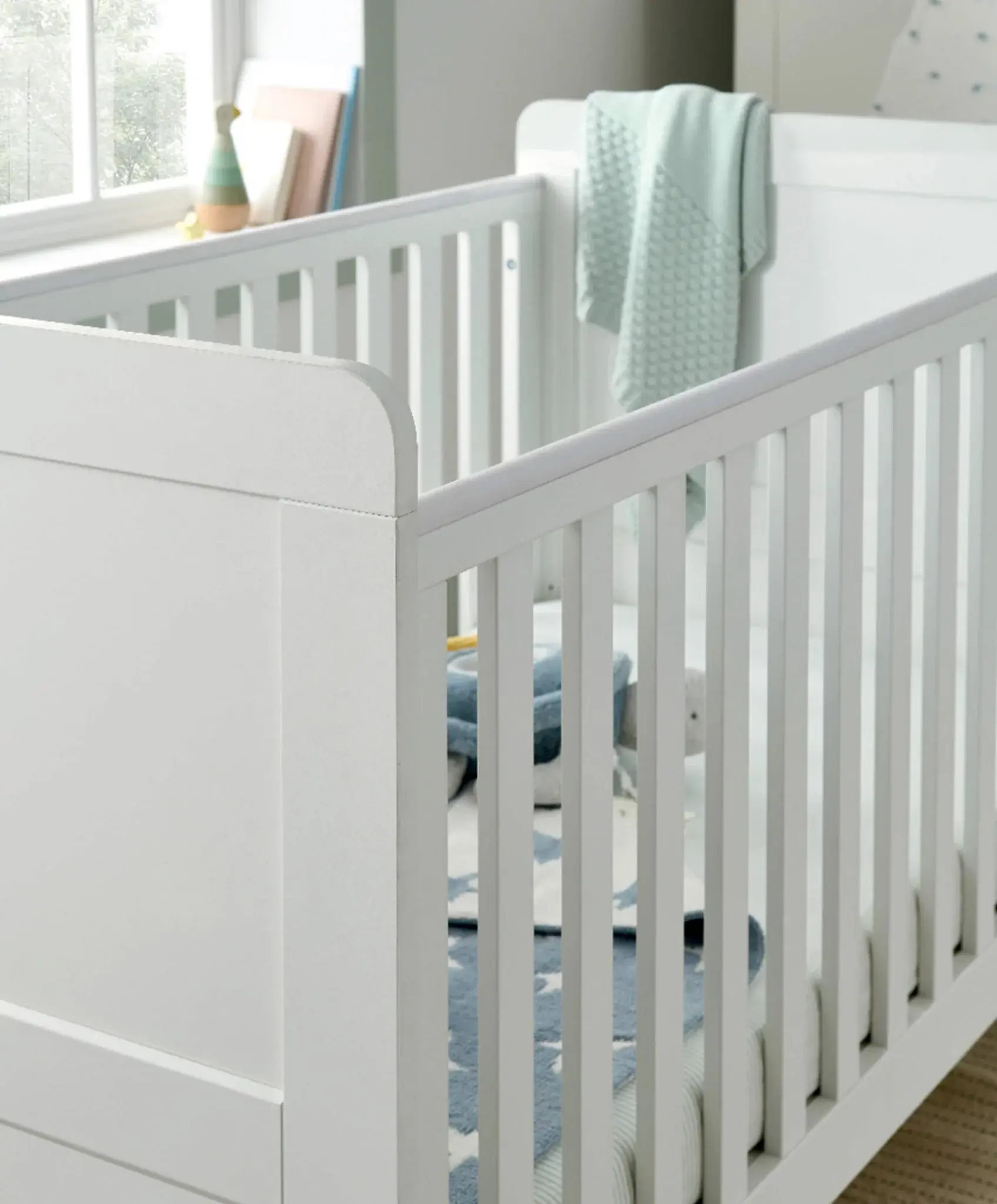 Mamas & Papas Mamas & Papas Hampden Cot Bed - White