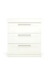Mamas & Papas Mamas & Papas Hampden Bundle5pc Set - Cot, Mattress, quilted mattress protector, fitted sheet, dresser, Change Table Top - White