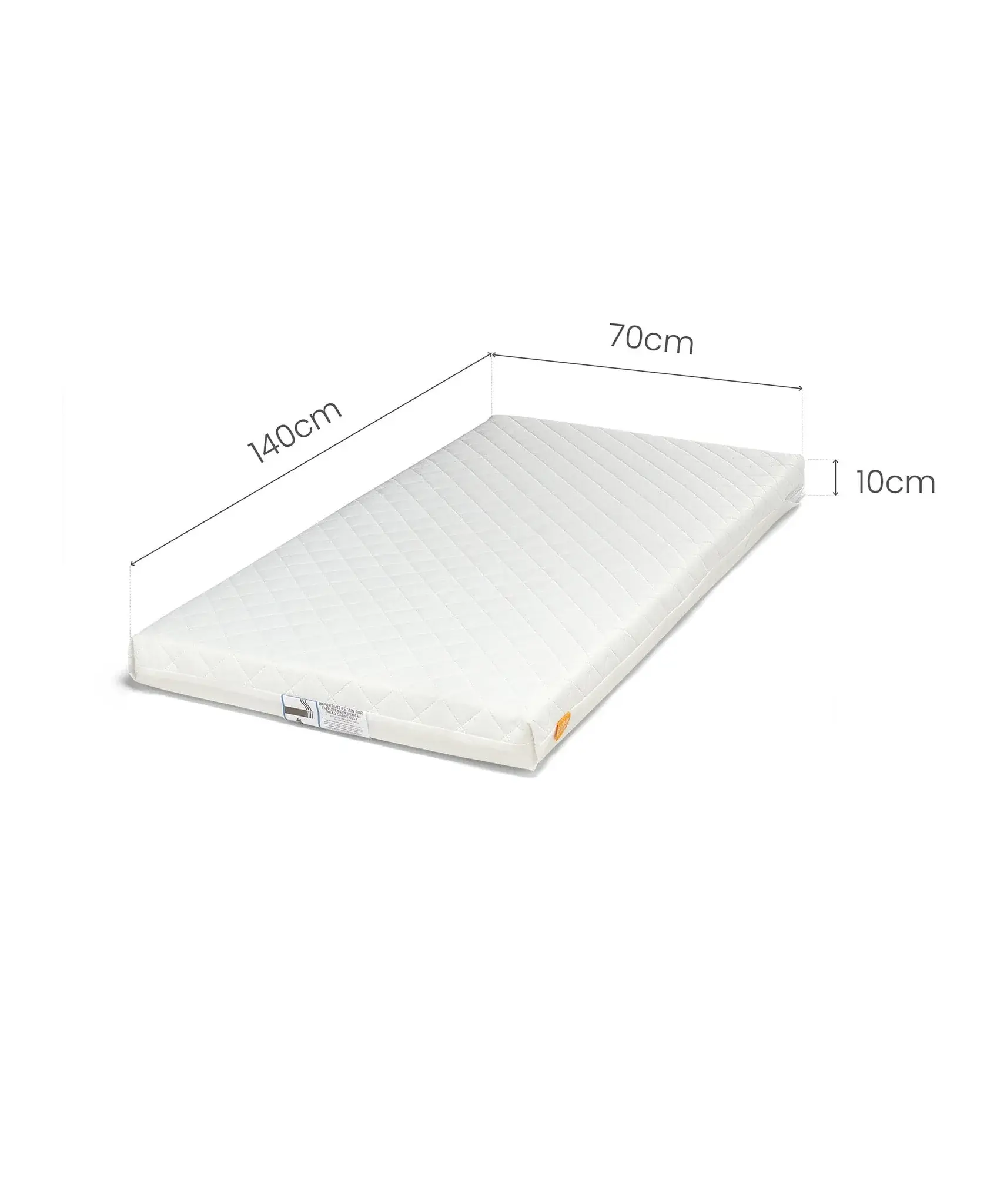 Mamas and Papas Mamas & Papas Hampden Bundle 4pc Set - Cot, Mattress, quilted mattress protector, fitted sheet - White
