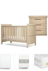 Mamas and Papas Mamas & Papas Atlas Bundle 5pc Set - (Cot, Mattress, quilted mattress protector, fitted sheet, dresser & change table)
