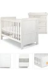 Mamas and Papas Mamas & Papas Atlas Bundle 5pc Set - (Cot, Mattress, quilted mattress protector, fitted sheet, dresser & change table)