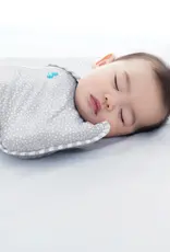 Love To Dream Love To Dream Swaddle UP™ Bamboo Original 1.0 Tog Grey- Wave Dot