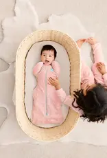 Love To Dream Love to Dream Swaddle Up 1.5T Stretch Cotton Fleece Moon & Back Dusty Pink