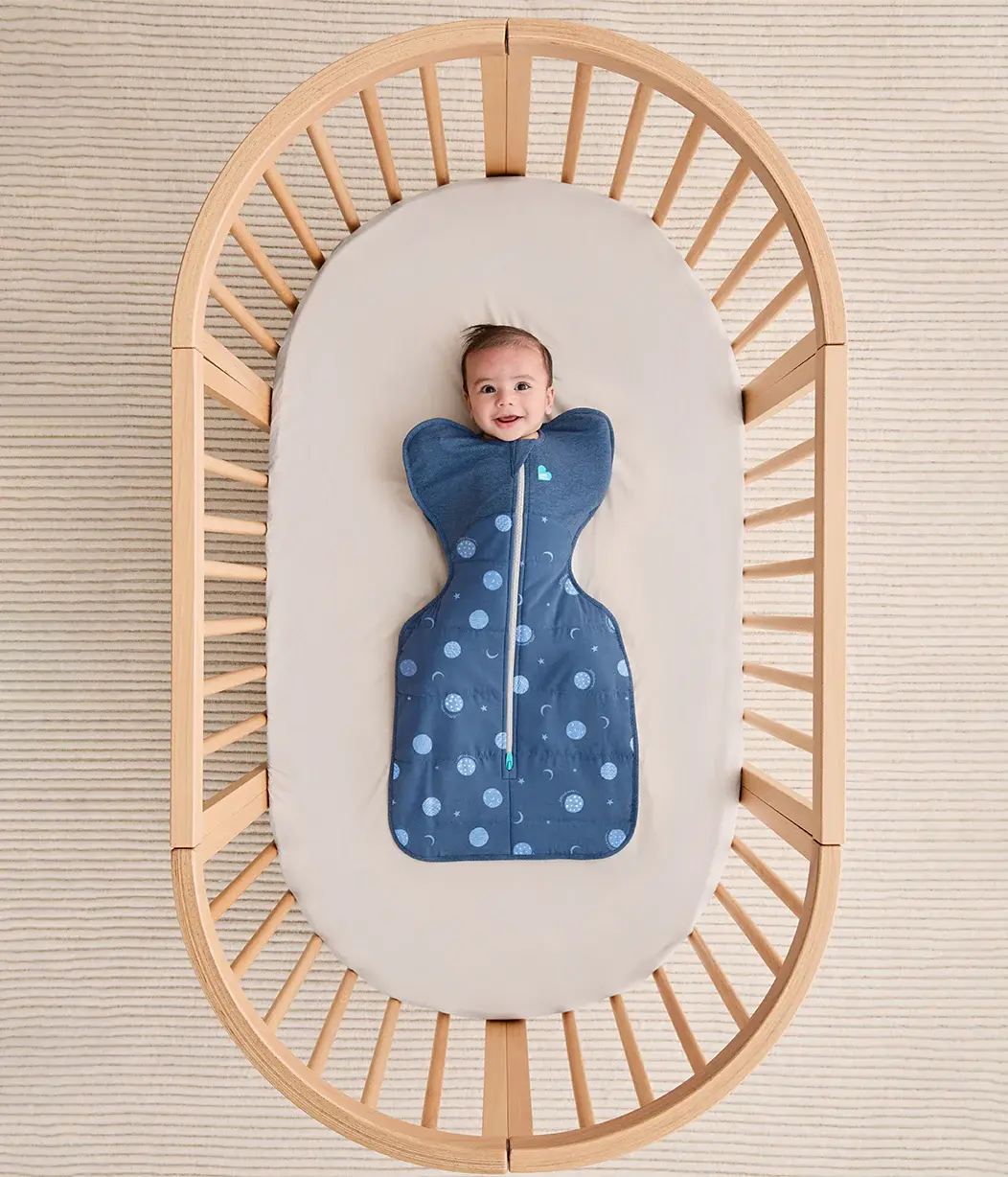 Love To Dream Love to Dream Swaddle Up 2.5T Quilted Stretch Cotton Little Dreamer Denim Blue
