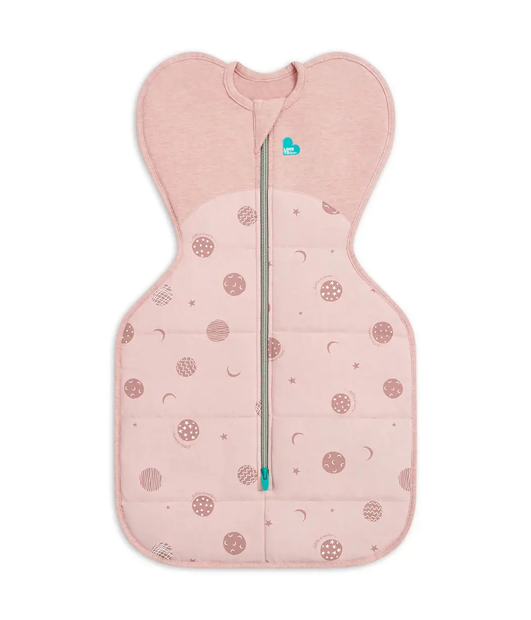 Love To Dream Love to Dream Swaddle Up 2.5T Quilted Stretch Cotton Little Dreamer Dusty Pink
