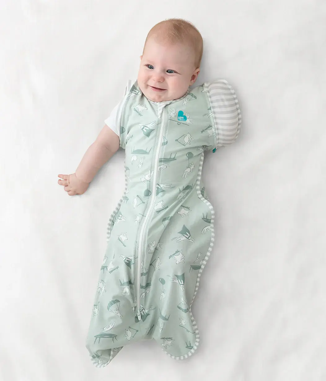 Love To Dream Love to Dream Transition Bag 0.2T Stretch Cotton Stripe Olive