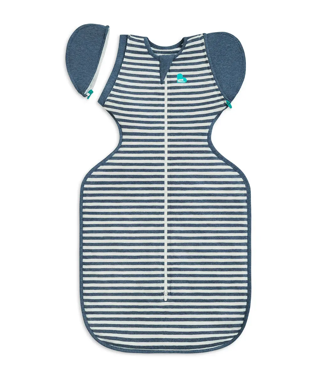 Love To Dream Love to Dream Transition Bag 1.0T Stretch Cotton Stripe Denim Blue