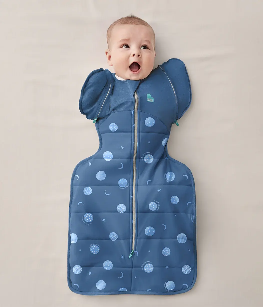 Love To Dream Love to Dream Transition Bag 2.5T Quilted Stretch Cotton Little Dreamer Denim