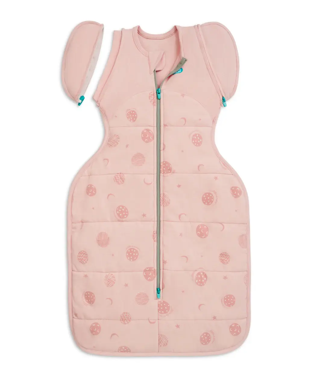Love To Dream Love to Dream Transition Bag 2.5T Quilted Stretch Cotton Little Dreamer Dusty Pink