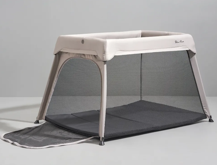 Silver Cross Silver Cross Slumber Travel Cot - Stone