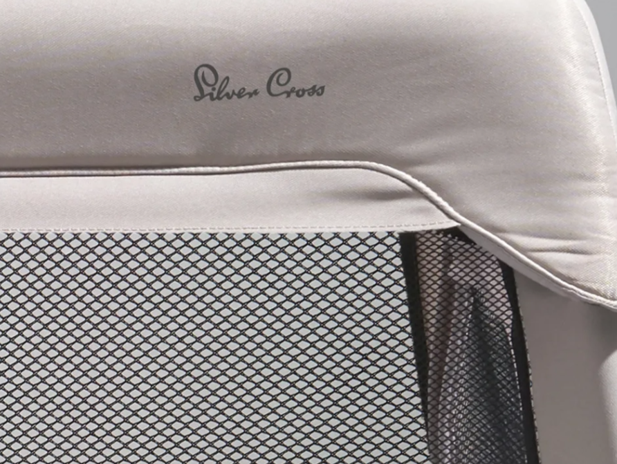 Silver Cross Silver Cross Slumber Travel Cot - Stone