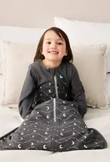 Love To Dream Love to Dream Sleep Bag 1.5T Stretch Cotton Fleece Moon & Back Charcoal