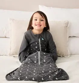 Love To Dream Love to Dream Sleep Bag 1.5T Stretch Cotton Fleece Moon & Back Charcoal