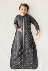 Love To Dream Love to Dream Sleep Bag 1.5T Stretch Cotton Fleece Moon & Back Charcoal