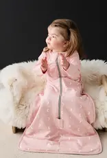 Love To Dream Love to Dream Sleep Bag 1.5T Stretch Cotton Fleece Moon & Back Dusty Pink