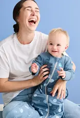 Love To Dream Love to Dream Sleep Bag 1.5T Stretch Cotton Fleece Moon & Back Denim