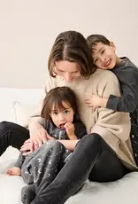 Love To Dream Love to Dream Sleep Suit 1.5T Stretch Cotton Fleece Moon & Back Charcoal