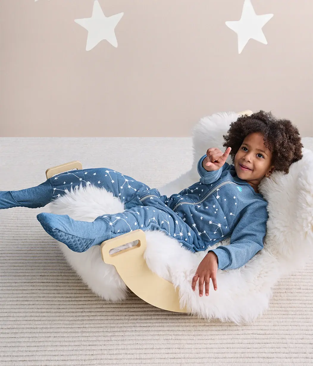 Love To Dream Love to Dream Sleep Suit 2.5T Quilted Stretch Cotton Stellar Denim Blue