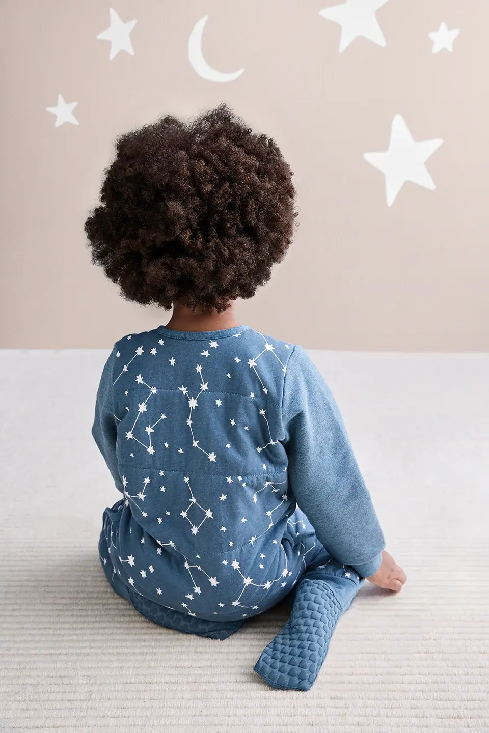 Love To Dream Love to Dream Sleep Suit 2.5T Quilted Stretch Cotton Stellar Denim Blue