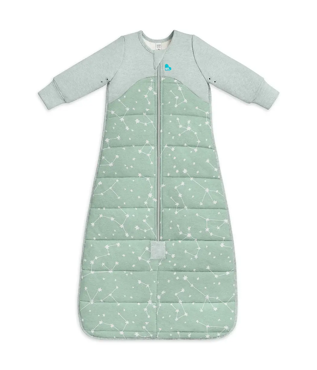 Love To Dream Love to Dream Sleep Bag 2.5T Quilted Stretch Cotton Stellar Olive