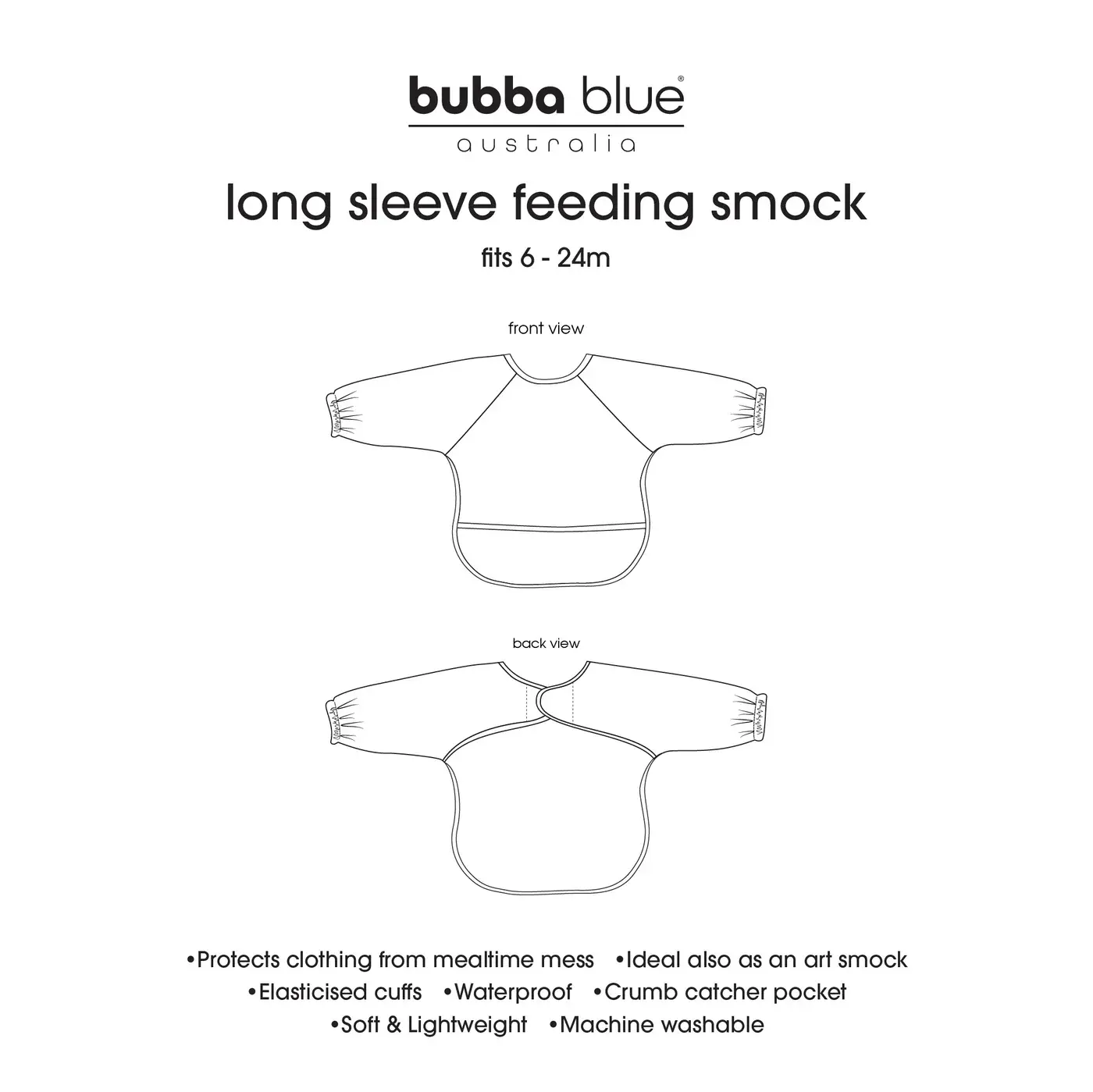 Bubba Blue Bubba Blue Nordic Smock Bibs
