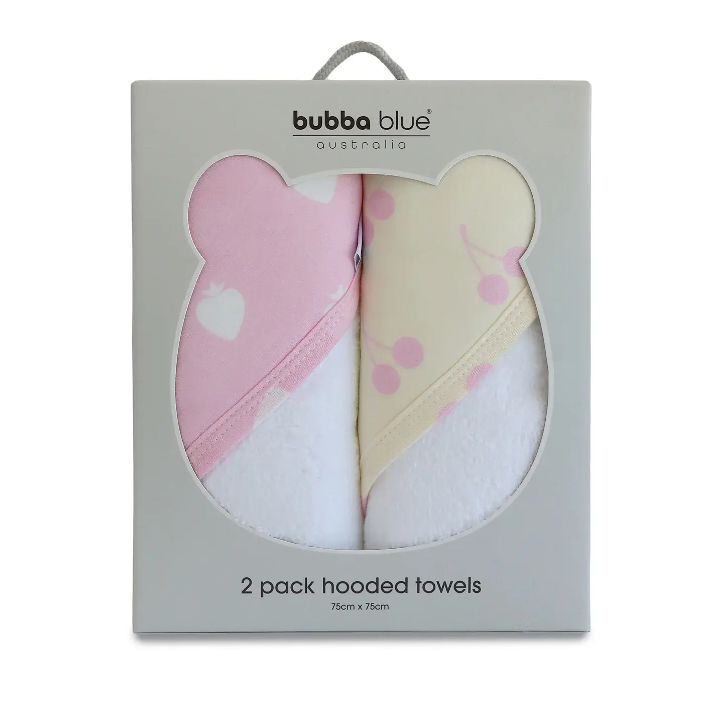 Bubba Blue Bubba Blue Sorbet Nordic 2 PK Hooded Towel