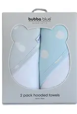 Bubba Blue Bubba Blue Sorbet Nordic 2 PK Hooded Towel