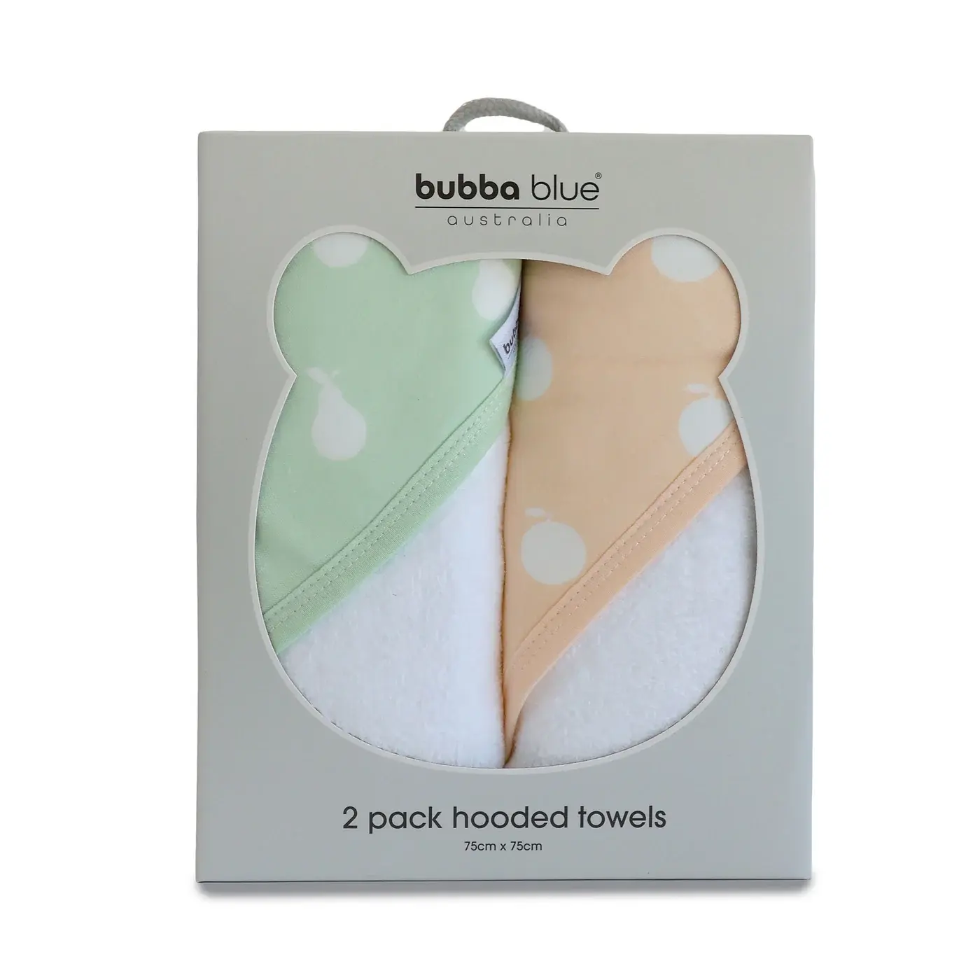 Bubba Blue Bubba Blue Sorbet Nordic 2 PK Hooded Towel