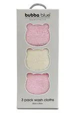 Bubba Blue Bubba Blue Sorbet Nordic 3 Pk Wash Cloth