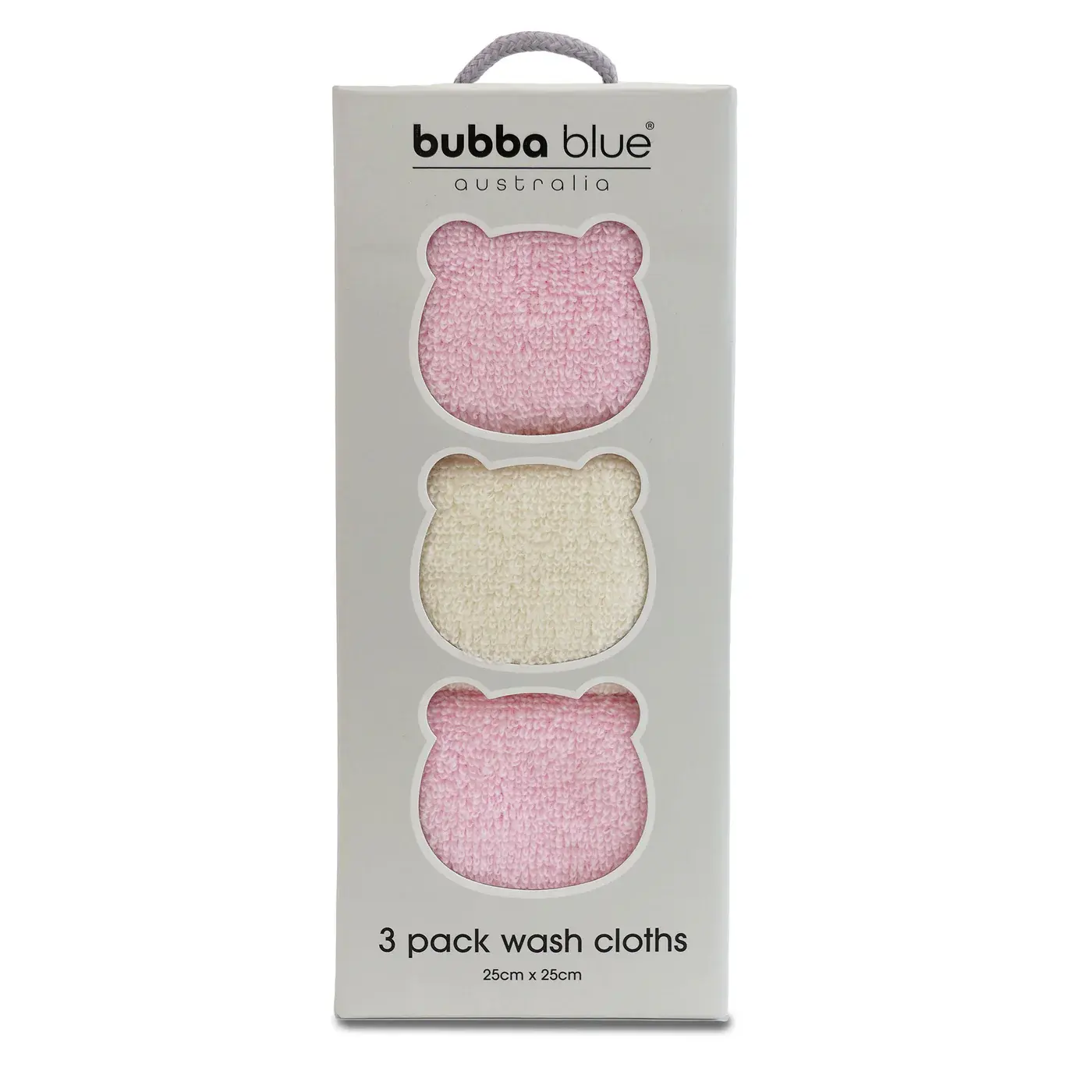 Bubba Blue Bubba Blue Sorbet Nordic 3 Pk Wash Cloth