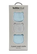 Bubba Blue Bubba Blue Sorbet Nordic 3 Pk Wash Cloth